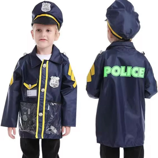 Disfraz Profesión U Oficio Policia Para Niños