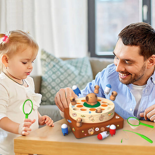 Juego De Mesa Pesca Milagrosa Giratorio Capibara