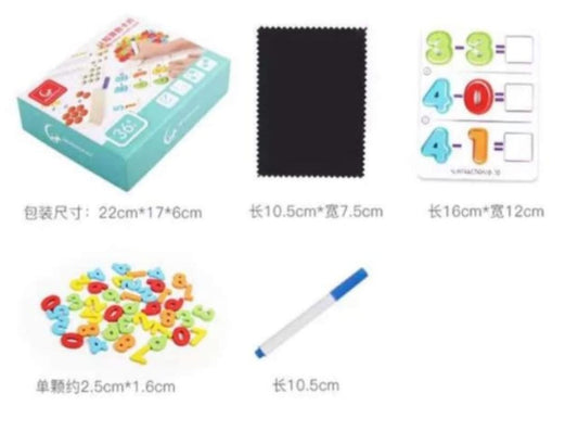 Juego Didáctico Conteo Cognitivo Aprende Matemática Niños