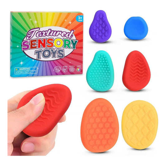 Kit Sensorial Visual Táctil Antiestrés Multitexturas Niños