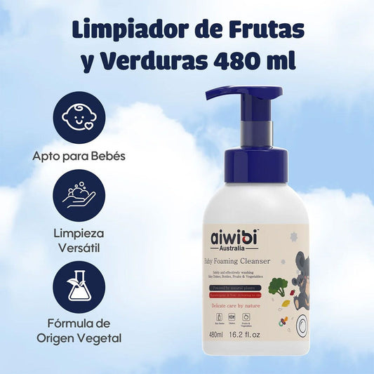Limpiador Mamaderas, Frutas Y Verduras Aiwibi 480 Ml