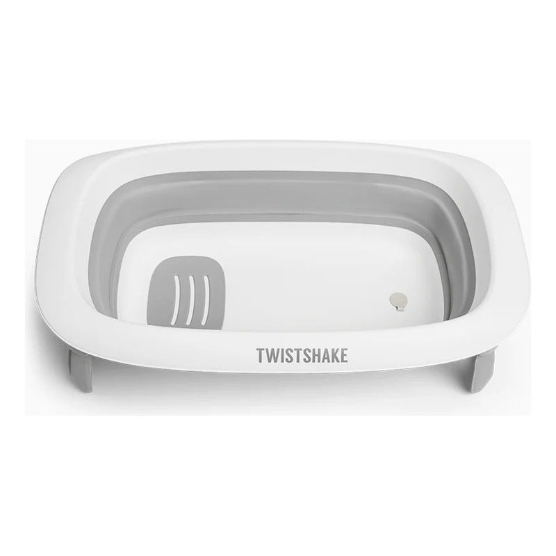 Bañera Plegable Con Cojín Twistshake Color Blanco - Gris Blanco Bañera Plegable Con Cojin