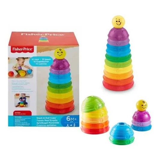 Tazas Apilables Lógicos Colores Y Números - Fisher Price Multicolor