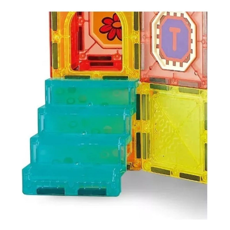 Juego De Construcción Magnético Bloques Niños 94 Pzs