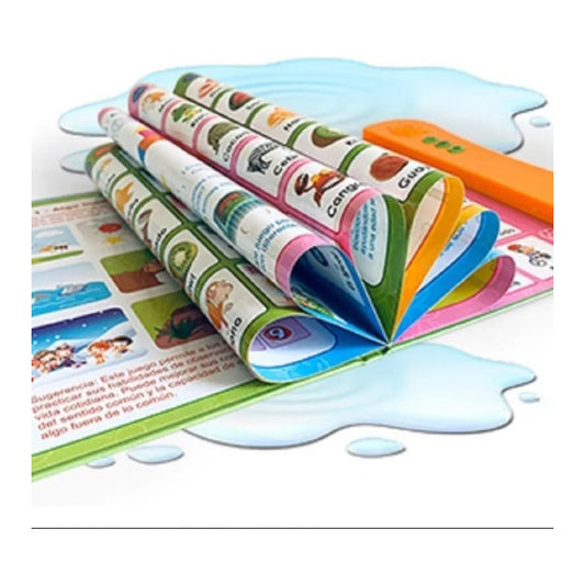Libro Didáctico Interactivo Aprendizaje Bilingüe Para Niños