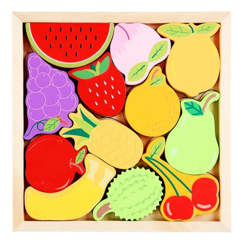 Juego Encaje Rompecabezas Puzzles Madera 3d Niños Montessori