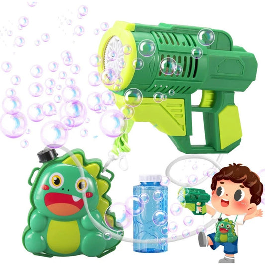 Pistola Burbuja Lanza Burbuja Con Deposito Personajes Niños