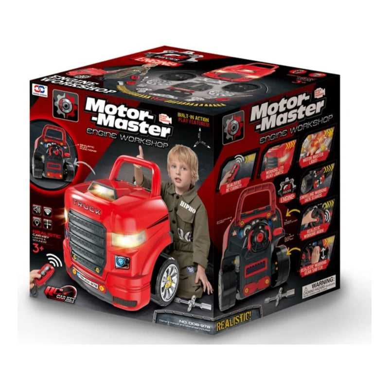 Juego De Mecánicos Camiones- Autos Niños Armables