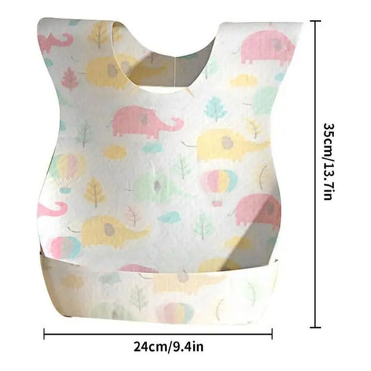 Pack 20 Baberos Desechables -multiusos -viajes- Bebé