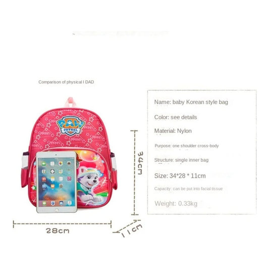 Mochila Escolar Paw Patrol Niños-niñas