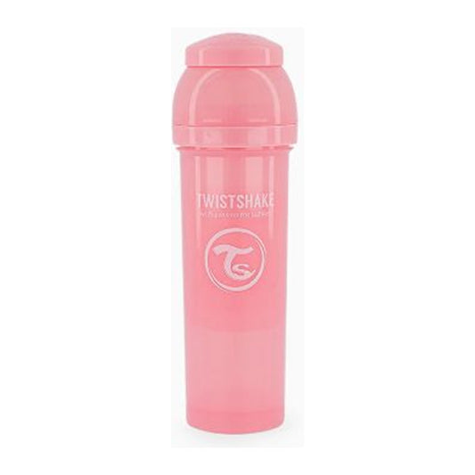 Mamadera Twistshake Anti-cólico 330ml Rosa Liso