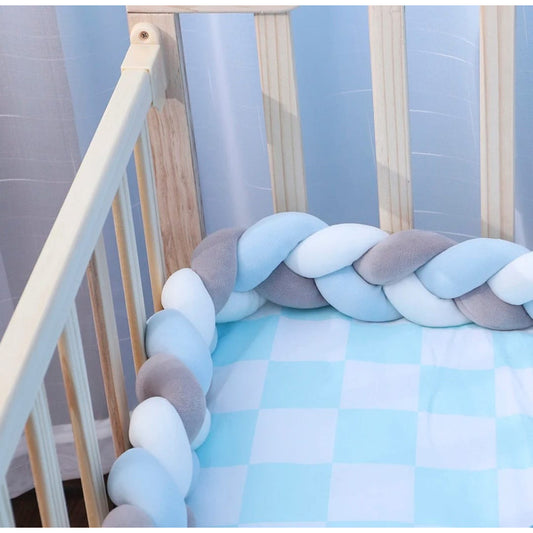 Trenza Cojín Seguridad Para Cuna Bebes Protección