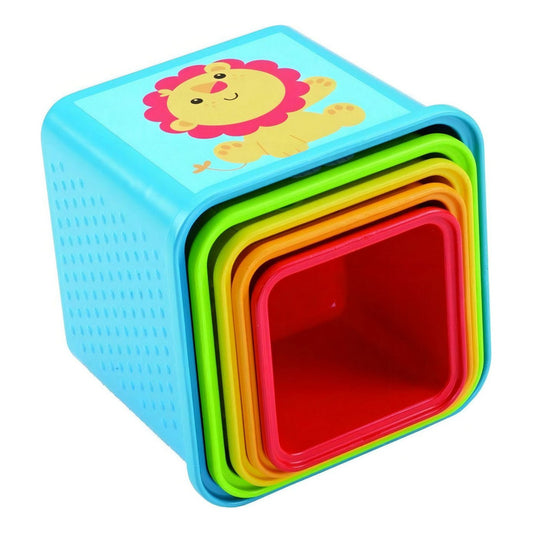 Juego Bloques Para Apilar Y Explorar Fisher Price Bebe-niños Multicolor