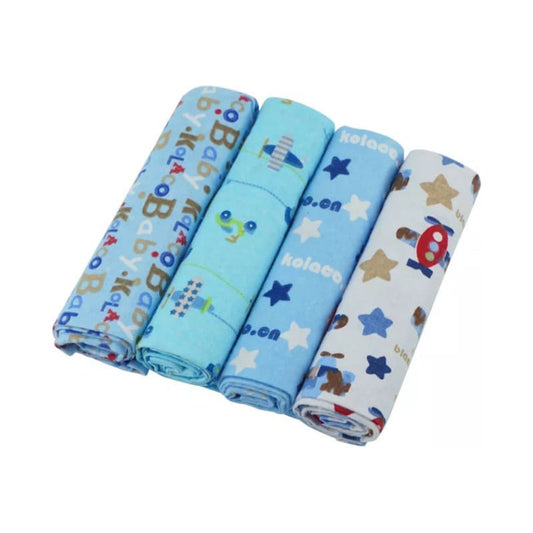 Set 4 Tutos Mantas Bebé Pañales Algodón Multiusos