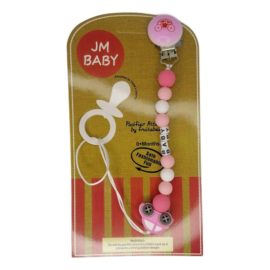 Porta Chupete Sujetador De Silicona-madera Mordedor