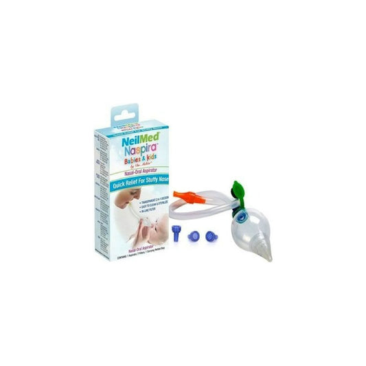 Aspirador Nasal Para Bebés 2 En 1 Perita-manual - Con Filtro Blanco Naspira