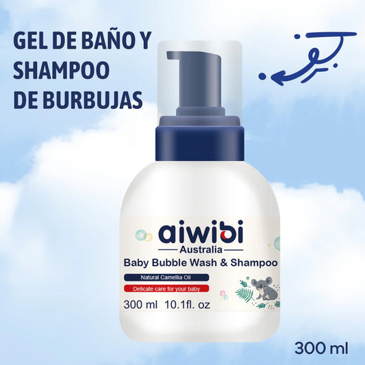 Jabón Y Shampoo De Espuma Para Bebé Aiwibi 300ml