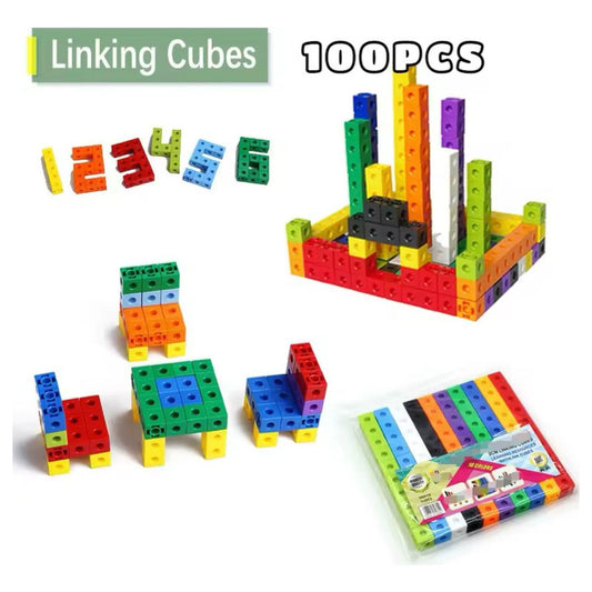 Bloques Conectores Uniflix Encaje Multicolor Niños 100pzs