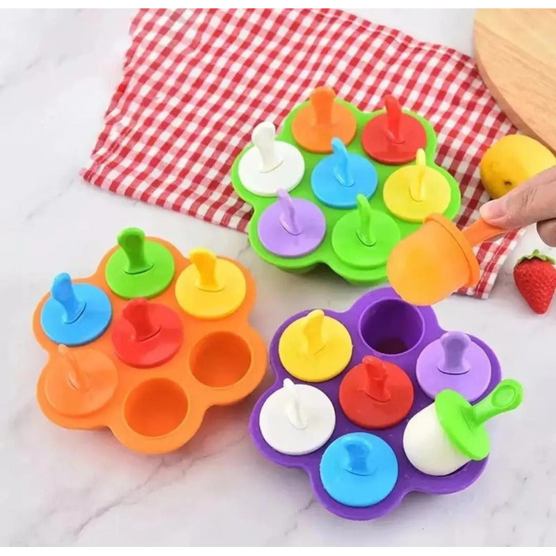 Moldes De Silicona Para Helados Niños Bebé