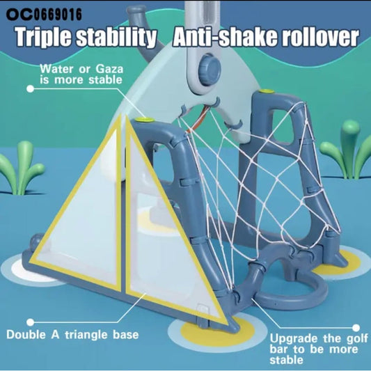 Aro De Basketball Infantil Multi Juegos 4 En 1 Niño