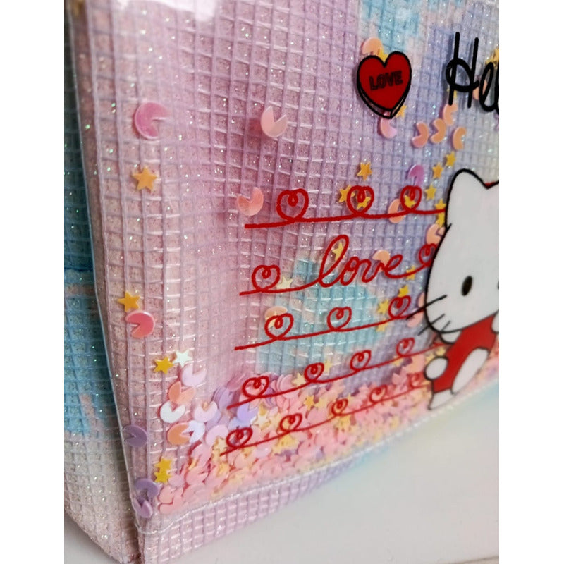Estuche Lapices-cosmeticos-multiusos Hello Kitty Kawaii Niña