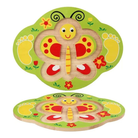 Juego De Equilibrio Didactico Tabla Sensorial Madera