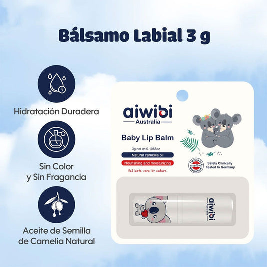 Balsamo Labial Para Bebé Aiwibi
