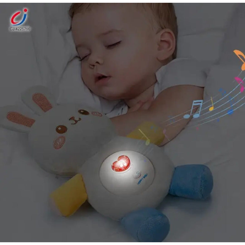 Peluche Con Luz- Sonido - Mordedor Y Colgador Bebé