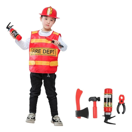 Disfraz Profesión U Oficio Bombero Para Niños