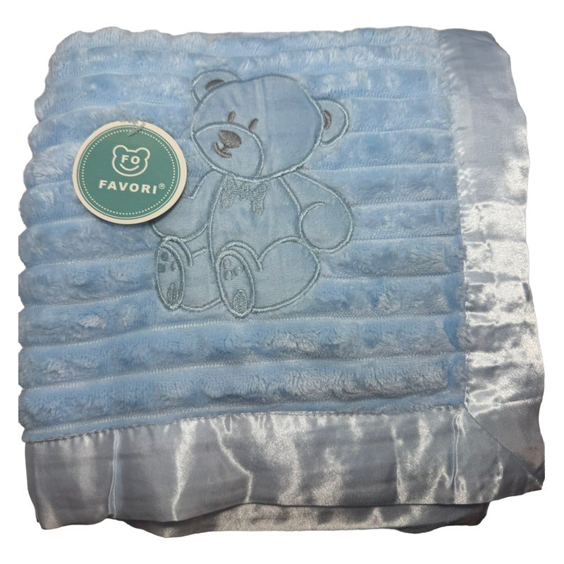 Manta Frazada Cobija Polar Invierno Para Bebés Diseño Osito