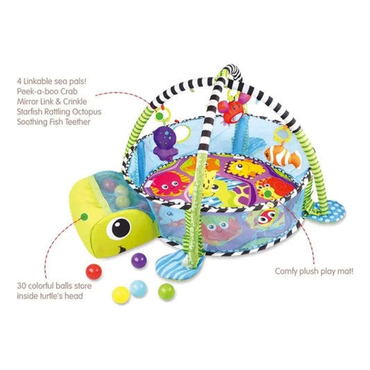 Gimnasio Para Bebés 3 En 1 Con Pelotas Colgadero Juegos