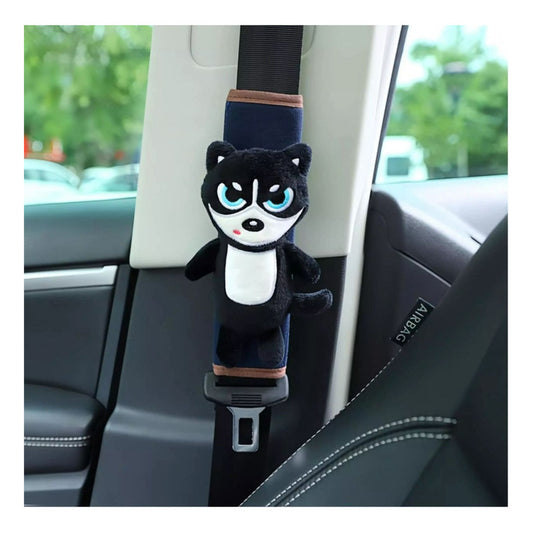 Cojín Cubre Cinturón De Seguridad Autos Para Niños Negro - Gatico