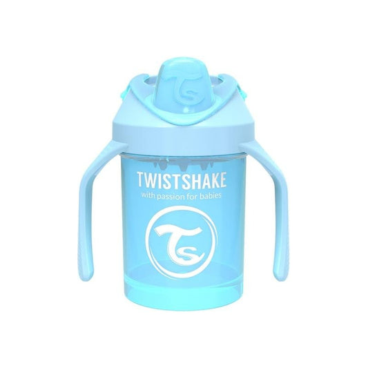 Vaso Anti Derrame Mini Cup 230 Ml Twistshake Celeste Liso