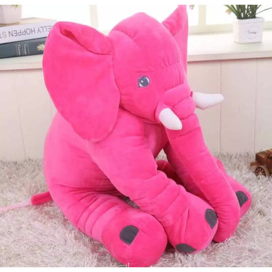 Elefante De Apego Peluche Almohada Para Bebes Y Niños Rosado Rosado