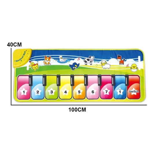 Alfombra Piano Musical Tapete Para Bebés Y Niños