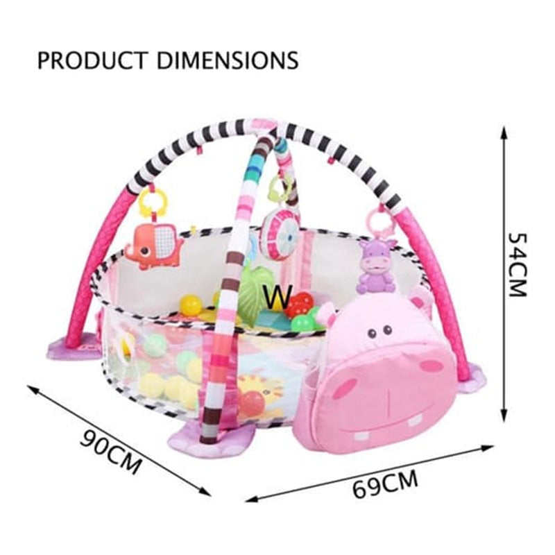 Gimnasio Para Bebés 3 En 1 Con Pelotas Colgadero Juegos