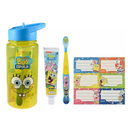 Set Dental Niños Con Botella-cepillo-pasta Dental-sticker