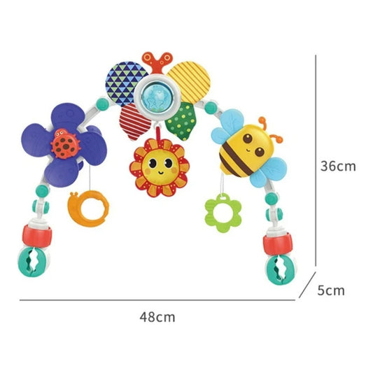 Arco Móvil Multiuso Estimulación Bebé Coche-cuna-sillas Multicolor Abeja