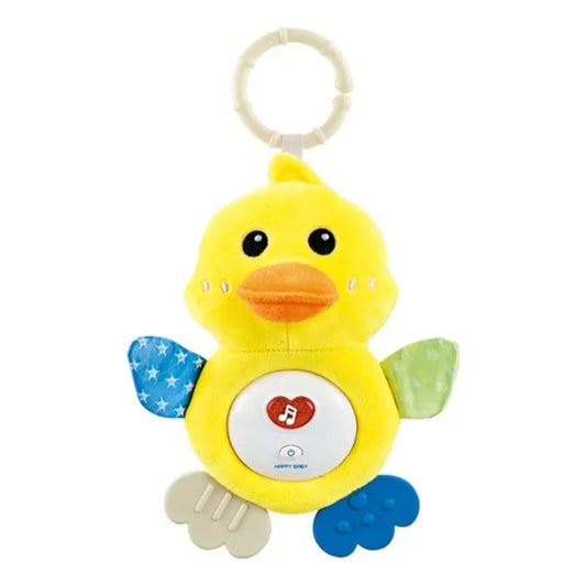 Peluche Con Luz- Sonido - Mordedor Y Colgador Bebé