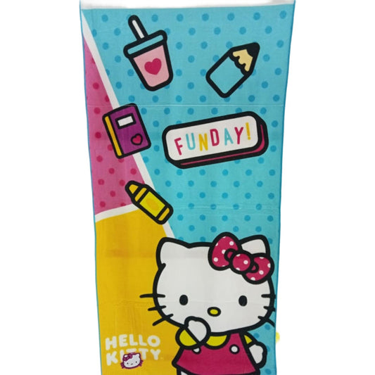 Toalla De Playa Hello Kitty Multiusos Niños-niñas