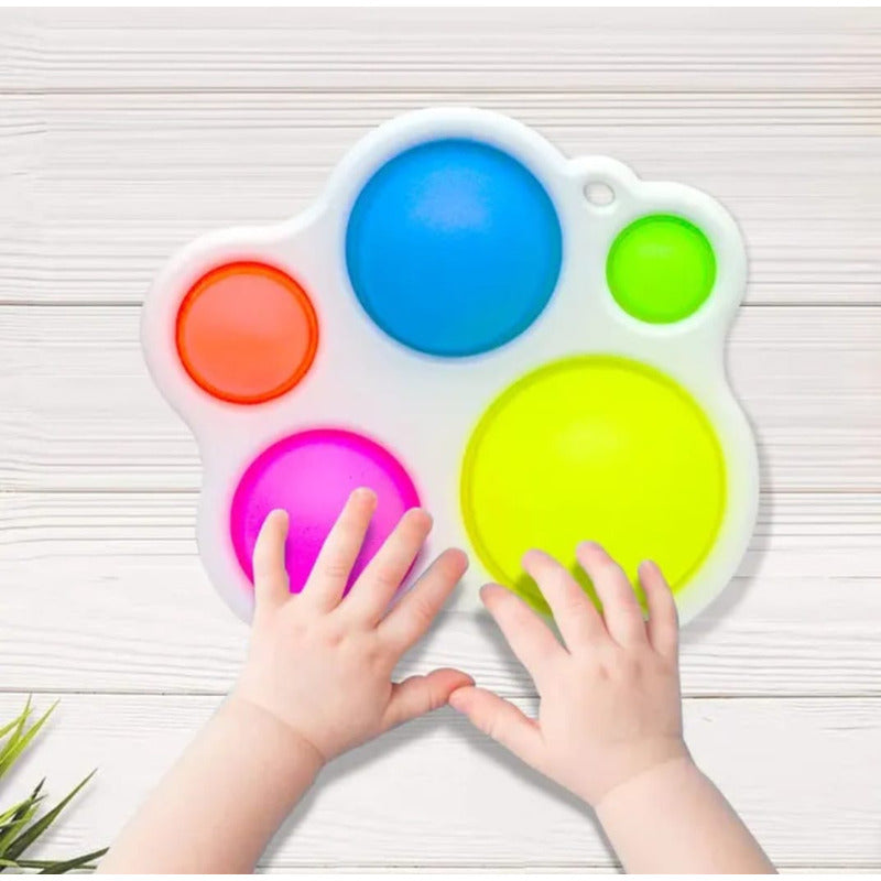 Juguete Mordedor Sensorial Con Pot It Para Bebes