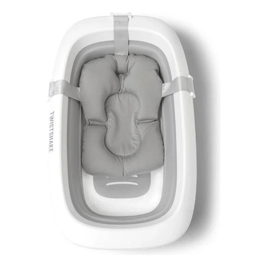 Bañera Plegable Con Cojín Twistshake Color Blanco - Gris Blanco Bañera Plegable Con Cojin