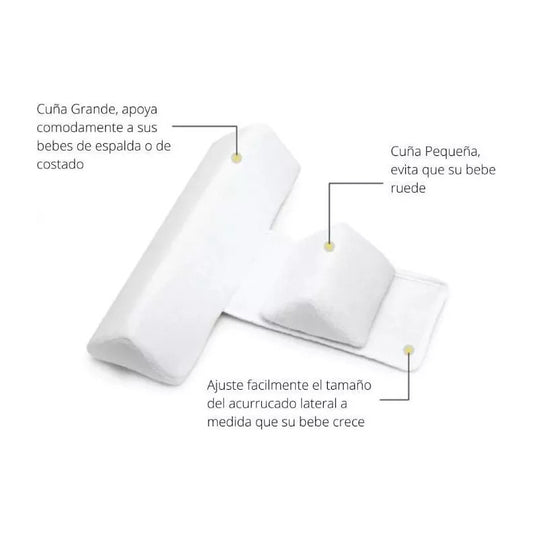 Cojín Antivuelco Bebe Anti Ahogo Safer Sleepers