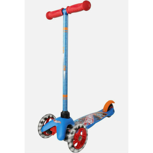 Scooter Hotwheels Juegos Niños Azul Hot Wheels