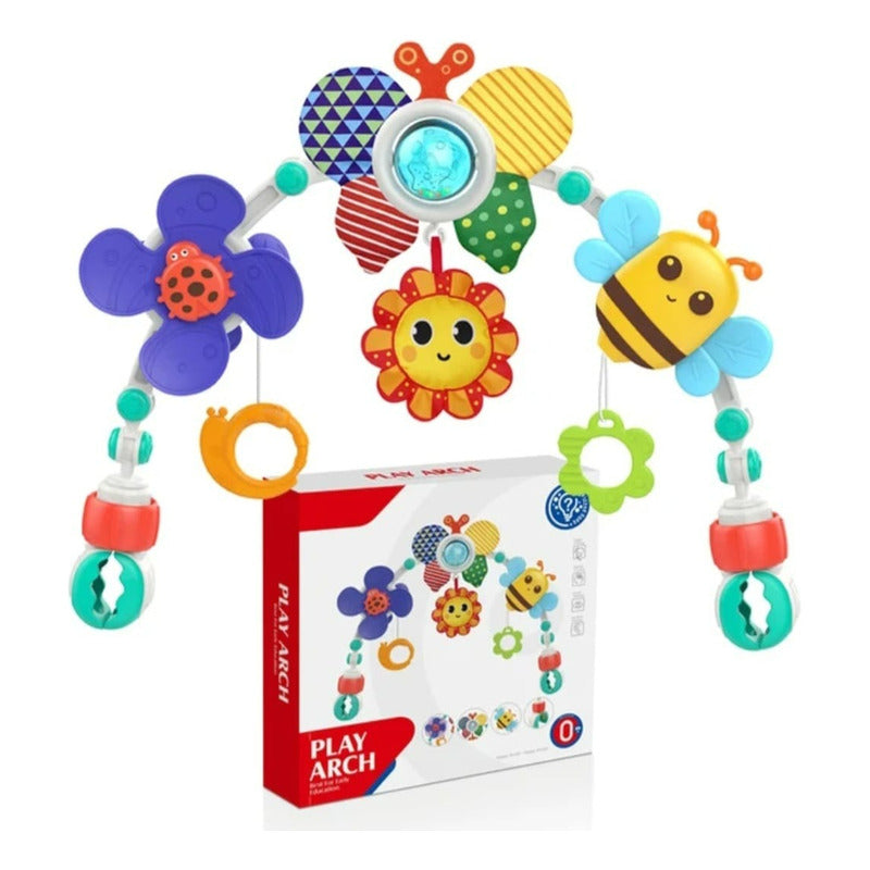 Arco Móvil Multiuso Estimulación Bebé Coche-cuna-sillas Multicolor Abeja