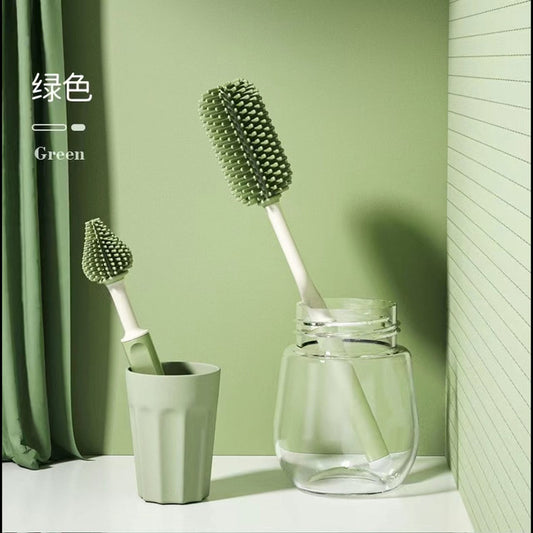 Cepillo Limpia Mamadera, Botellas Y Vasos - Silicona