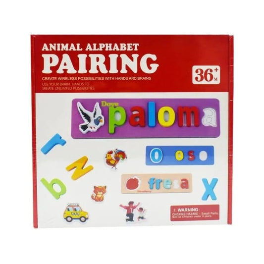 Juego Didáctico De Ortografía Y Deletreo Madera Niños