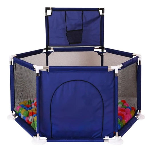 Corral De Juego Seguridad Bebe Con Aro Y Pelotas