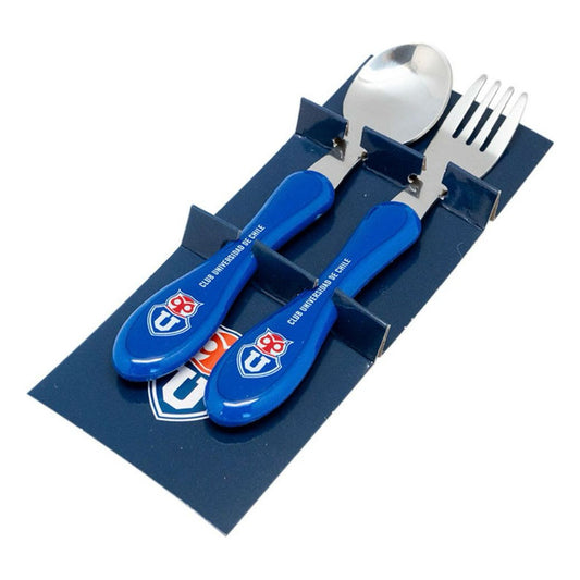 Set Cubiertos Acero Cuchara -tenedor U De Chile -colo Colo