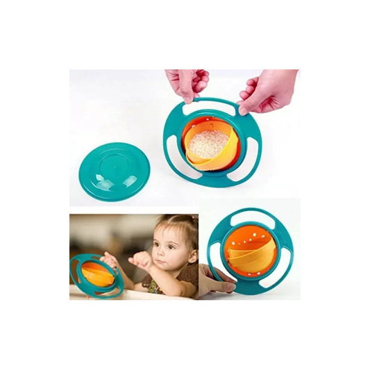 Plato Antivuelco Giratorio Bebé-niños Bowl Antiderrame